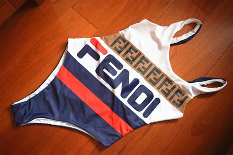 fendi swimwear|fendi swimsuit etsy.